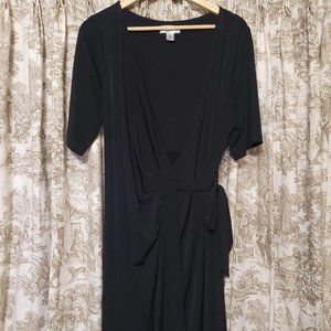 Motherhood Maternity Wrap Dress Breastfeeding
